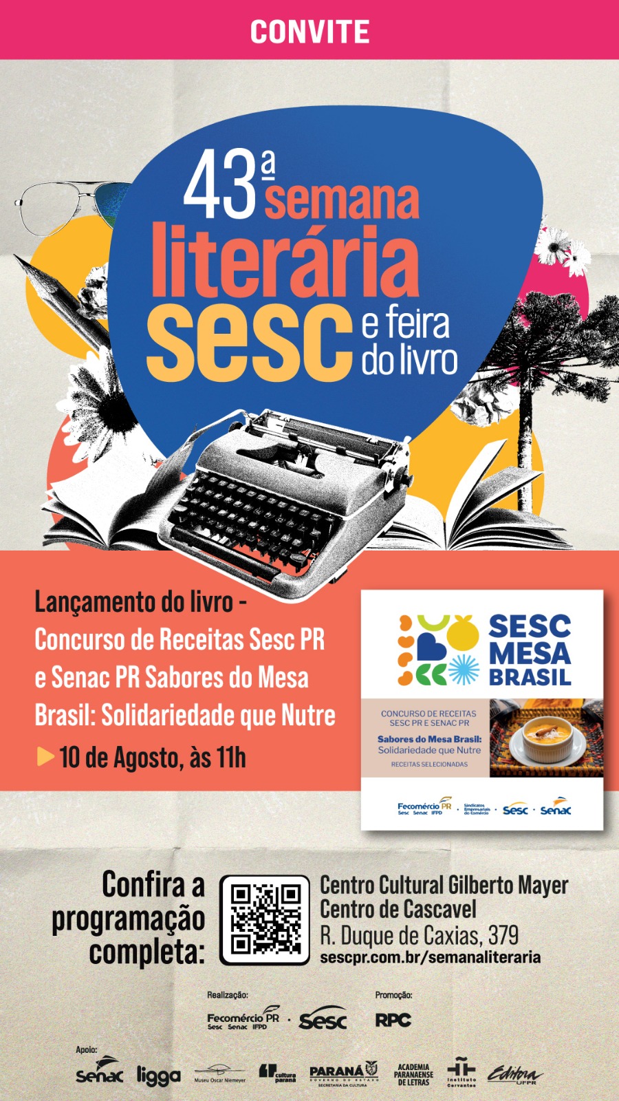 43ª Semana Literária SESC e Feira do Livro